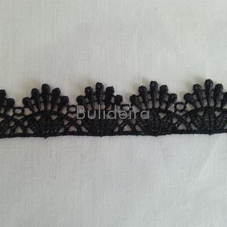 Guipur negro 3 cm de ancho referencia 411913 - Imaxe 1