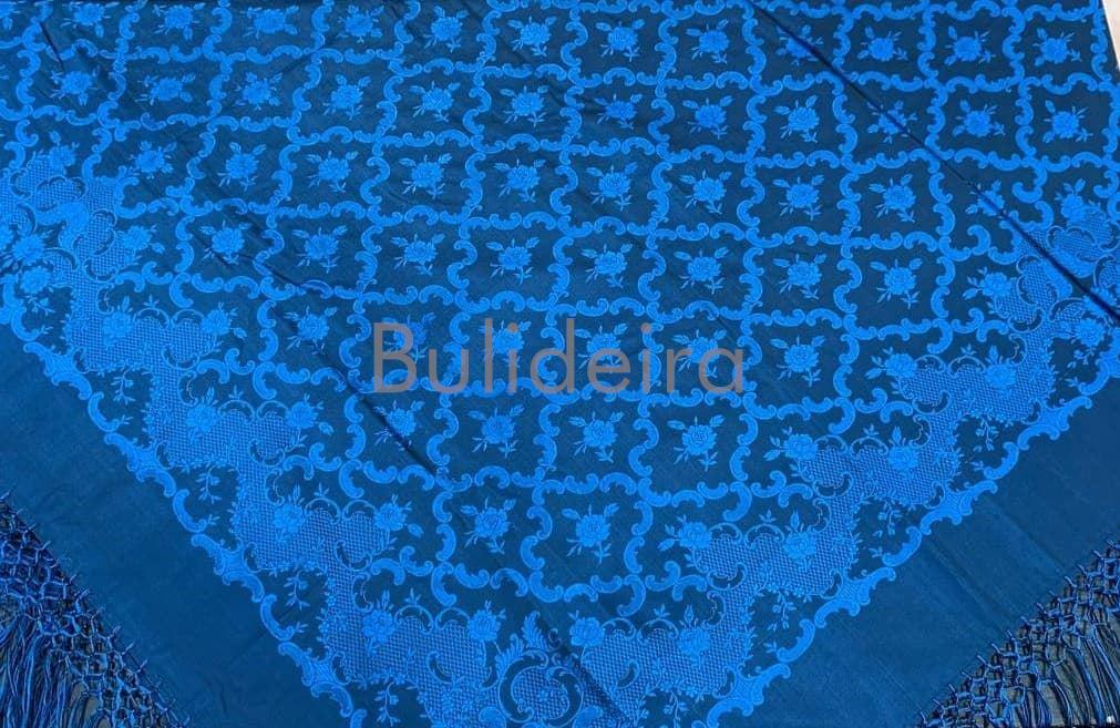 Pano de raión de 140x140 en azul - Imaxe 1