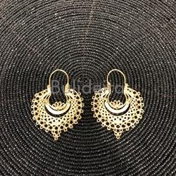 Aro filigrana bisutería en dourado - Imaxe 1