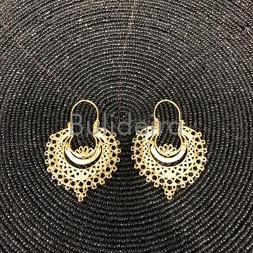 Aro filigrana bisutería en dourado - Imaxe 1