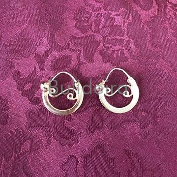 Aros da fonsagrada pequenos de bisutería en dourado - Imaxe 1