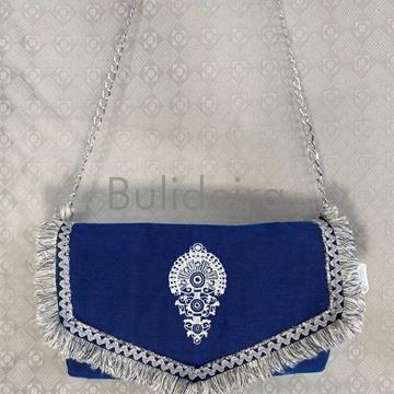 Bolso bandoleira azul - Imaxe 1