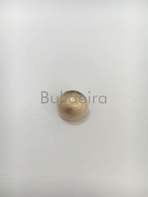 Botón dorado media bola 13 mm efecto pulido - Imaxe 1
