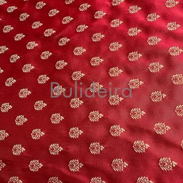 Brocado 1,40 granate e beige - Imaxe 1