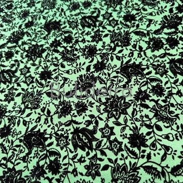 Brocado 1,40 verde e negro - Imaxe 1