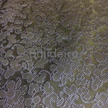 Brocado en fondo negro e debuxo azul 1.40 de ancho - Imaxe 1