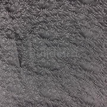 Brocado negro flor pequena de 1.40 de ancho - Imaxe 1