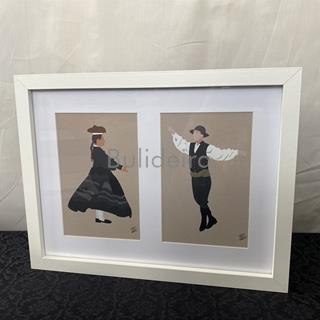 Cadro doble bailadores 3 - Imaxe 1