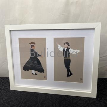 Cadro doble bailadores 3 - Imaxe 1