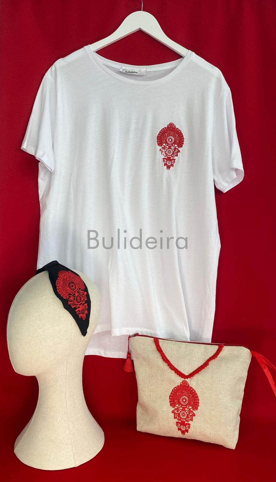 Camiseta blanca sapo vermello - Imaxe 1