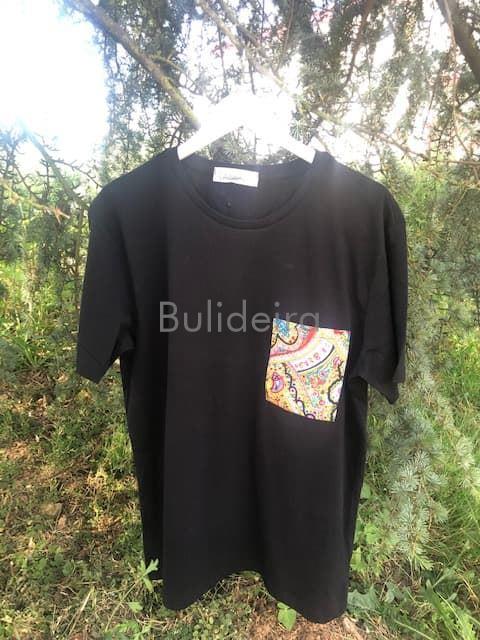 Camiseta negra hombre - Imaxe 1