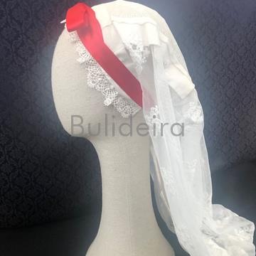 Cofia con custodia bordada a man - Imaxe 1