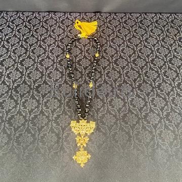 Colar negro e dourado folla de carballo - Imaxe 1