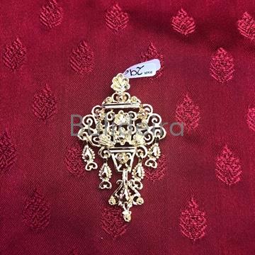 Colgante modelo Betanzos en dourado - Imaxe 1