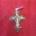 cruz de alpaca platerada con cristo - Imaxe 1