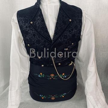 Faixa bordada flores - Imaxe 1