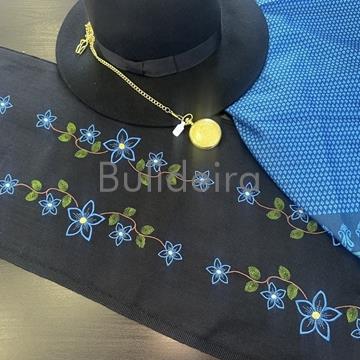 Faixa flores azul - Imaxe 1