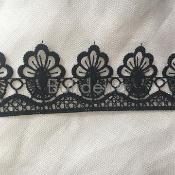 Guipur negro 4 cm ref. 107086.10 - Imaxe 1