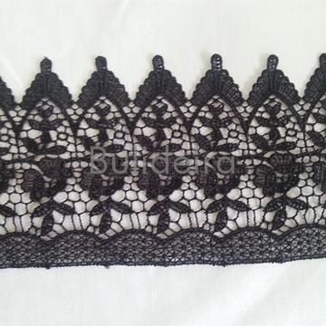 Guipur negro de 10 cm de ancho referencia 411887 - Imaxe 1