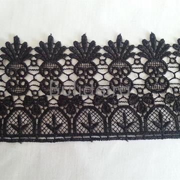 Guipur negro de ancho 8.5 cm y referencia 18060 - Imaxe 1