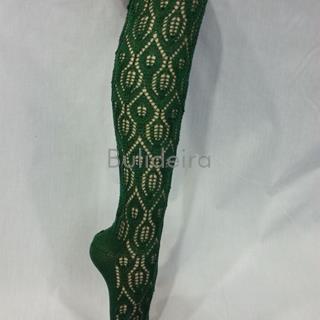 Media calada alta en verde botella - Imaxe 1