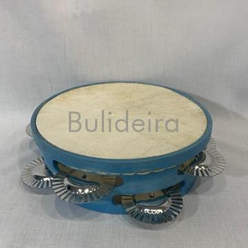 Pandeireta de 7 pares de ferreñas azul - Imaxe 1