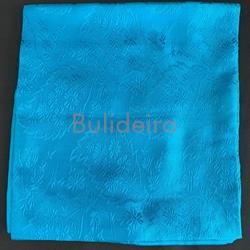 Pano 90x90 en seda turquesa - Imaxe 2