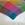 Pano de 120x120 estampado multicolor - Imaxe 1