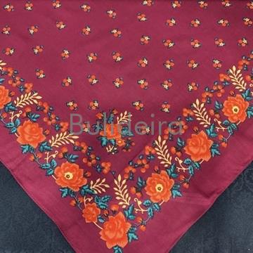 Pano de 90x90 granate - Imaxe 1