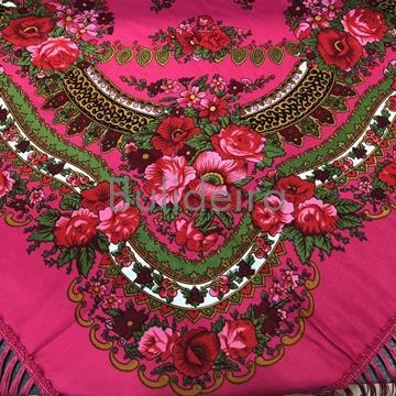 Pano de poliester 120x120 en fucsia - Imaxe 1