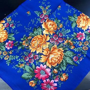 Pano de poliester de 100x100 en azul eléctrico - Imaxe 1