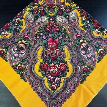 Pano de polyester 100x100 en dourado - Imaxe 1