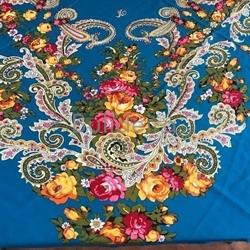 Pano de polyester 140x140 en turquesa - Imaxe 1