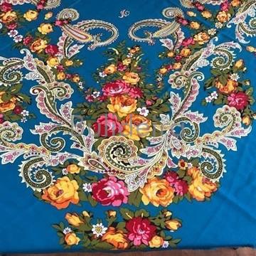 Pano de polyester 140x140 en turquesa - Imaxe 1