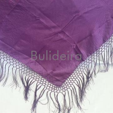 pano de raión de 120x120 en morado - Imaxe 1