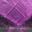 Pano de raión de 120x120 mais fleco en morado - Imaxe 1