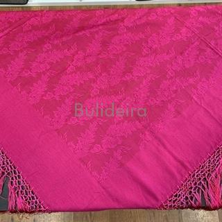 Pano de raión de 140 x140 en fucsia - Imaxe 1