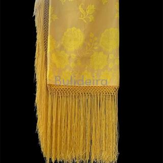 Pano de raión de 140x140 en amarelo - Imaxe 1