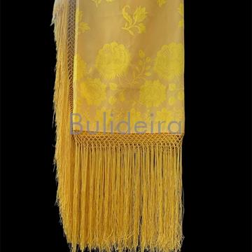 Pano de raión de 140x140 en amarelo - Imaxe 1