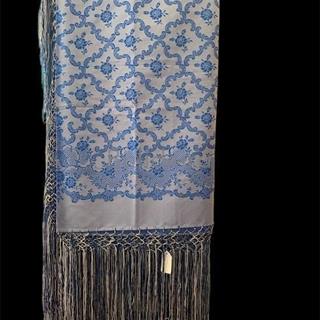 Pano de raión de 140x140 en azulon - Imaxe 1