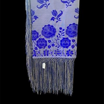 Pano de raión de 140x140 en azulon - Imaxe 1