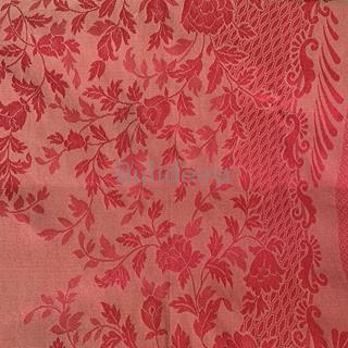 Pano de raión de 140x140 en fucsia floreado - Imaxe 2