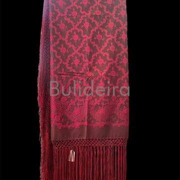 Pano de raión de 140x140 en fucsia - Imaxe 1