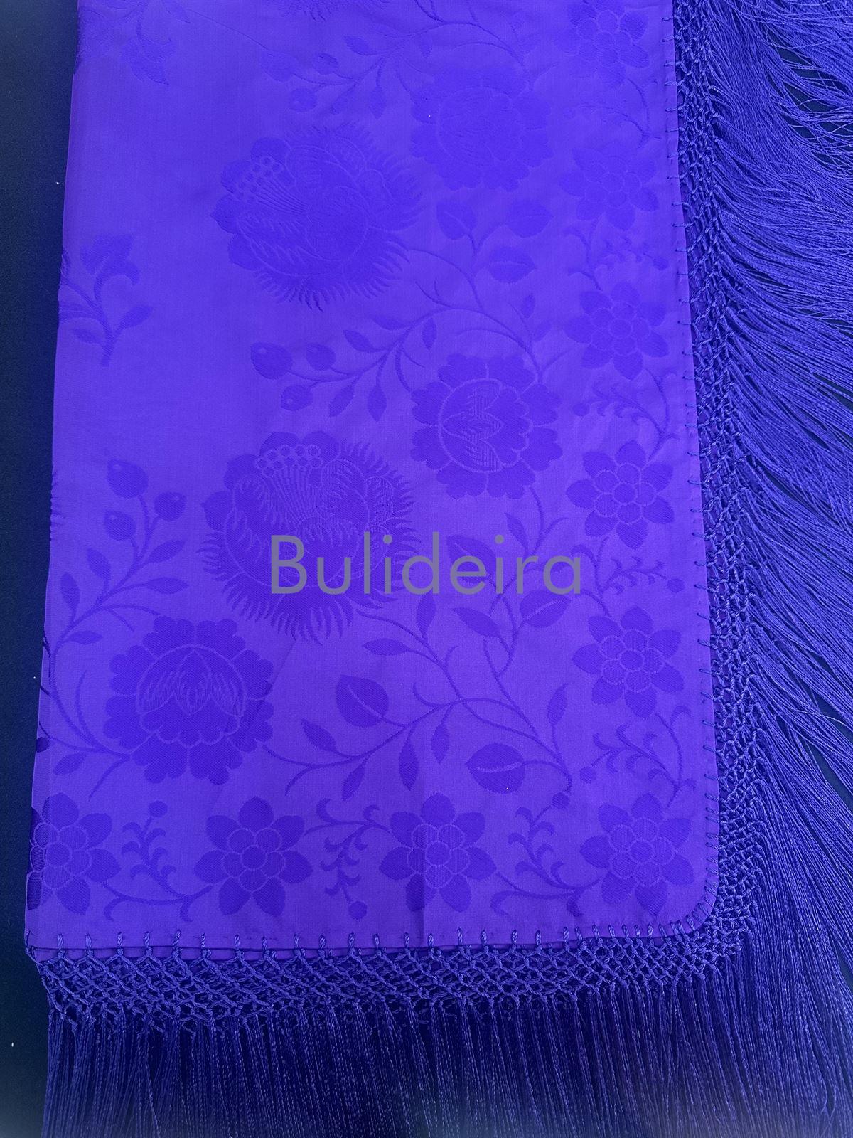 Pano de raión de 140x140 en morado - Imaxe 1