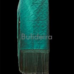 Pano de raión de 140x140 en verde esmeralda - Imaxe 1