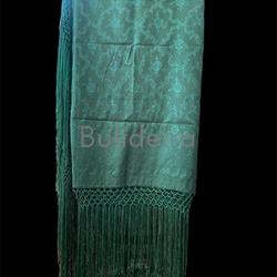 Pano de raión de 140x140 en verde oscuro - Imaxe 1