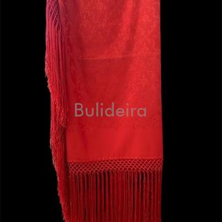 Pano de raión de 140x140 en vermello - Imaxe 1