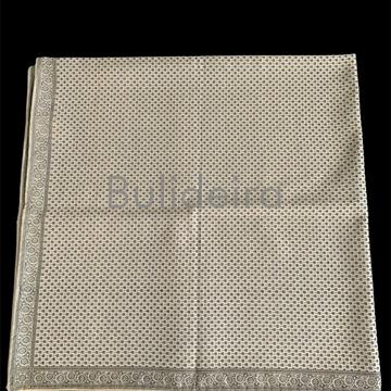 Pano de raión de 90x90 en cor arena/negro - Imaxe 1