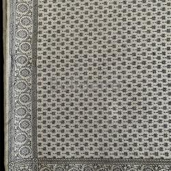 Pano de raión de 90x90 en cor arena/negro - Imaxe 2