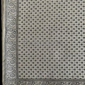 Pano de raión de 90x90 en cor arena/negro - Imaxe 2